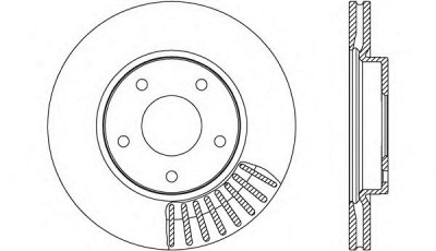 OPEN PARTS bdr264620 -  Тормозной диск